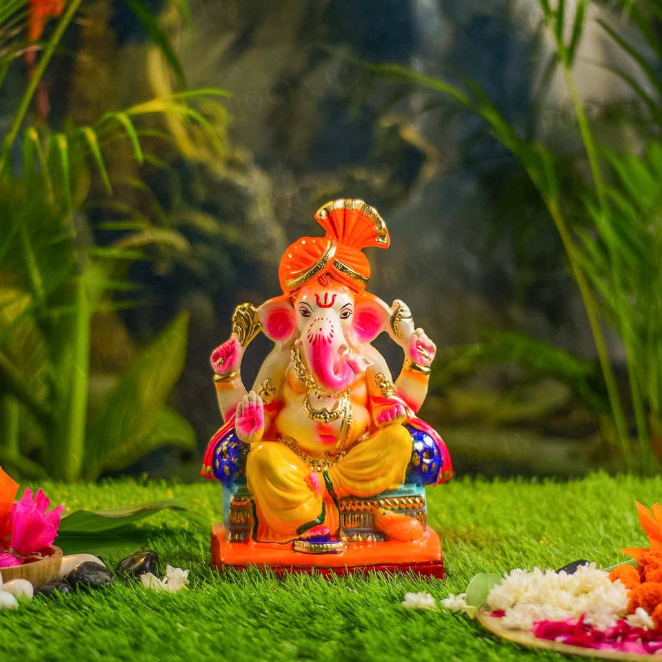 1FEET Lalbaugcha Raja Eco-Friendly Ganpati | Plant-A-Ganesha