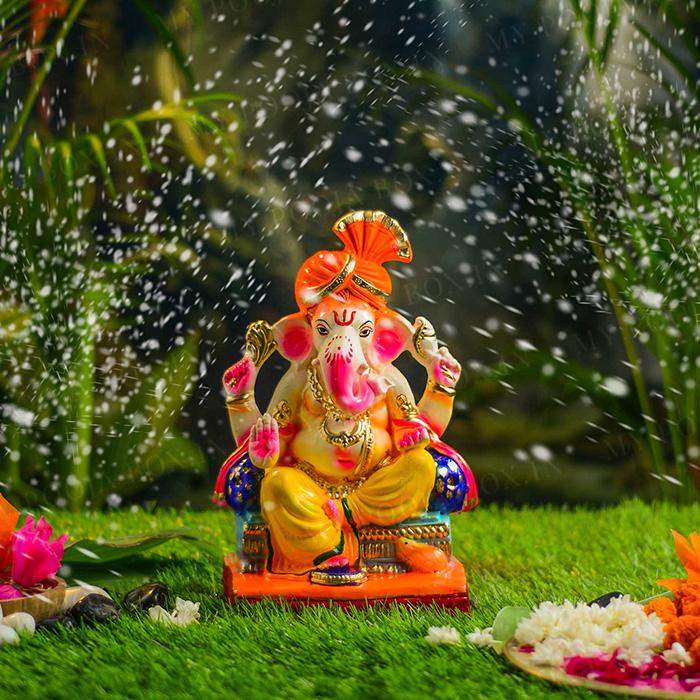 1FEET Lalbaugcha Raja Eco-Friendly Ganpati | Plant-A-Ganesha