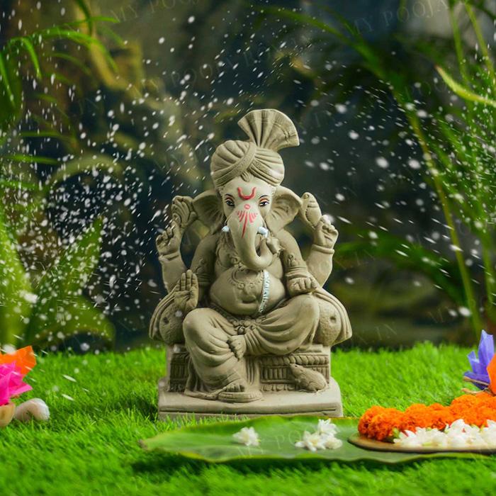 1FEET Lalbaugcha Raja Eco-Friendly Ganpati | Plant-A-Ganesha