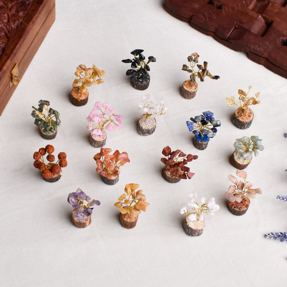 Gemstone Healing Mini Crystal Tree