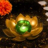 Handcrafted Lotus T-Light Candle Holder