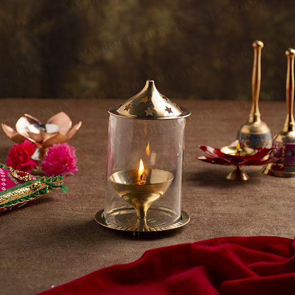 Brass Akhand Jyoti Diya