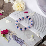 Rose Quartz & Turkish Evil Eye Bracelet
