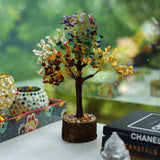 7 Chakra Crystal Healing Stone Tree