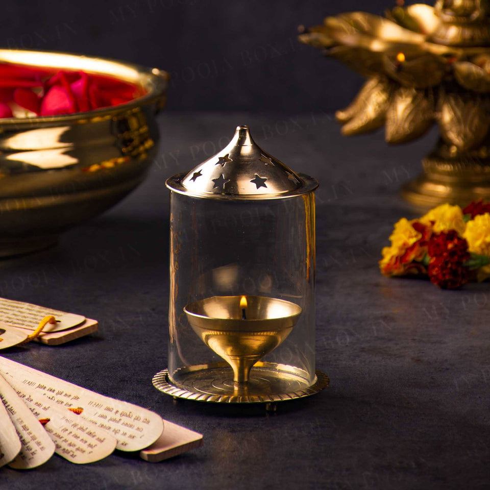 Brass Akhand Jyoti Diya