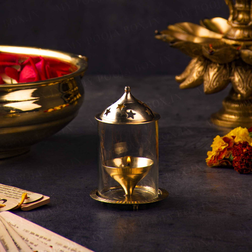 Brass Akhand Jyoti Diya