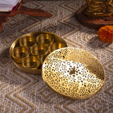 Unique Handcrafted Brass Pooja Samagridaan