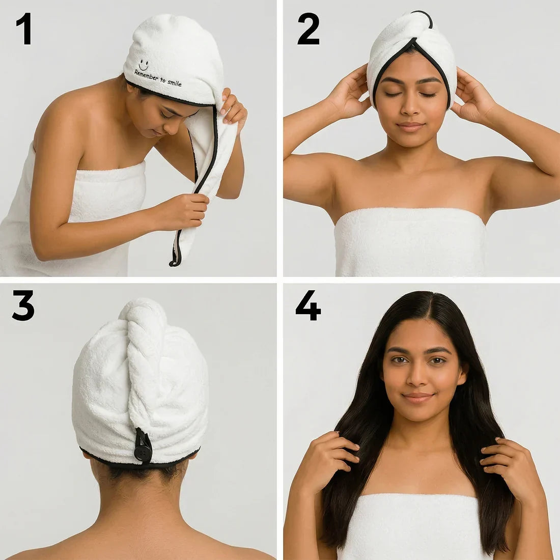 Microfiber Hair Drying Towel Wrap – Super Absorbent & Fast Dry