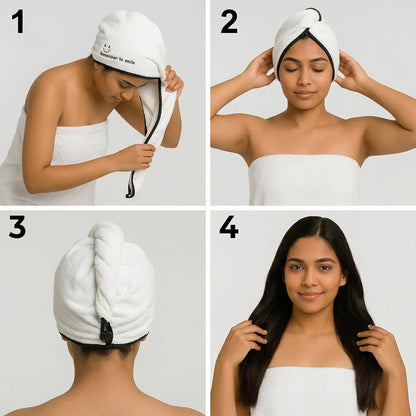 Microfiber Hair Drying Towel Wrap – Super Absorbent & Fast Dry