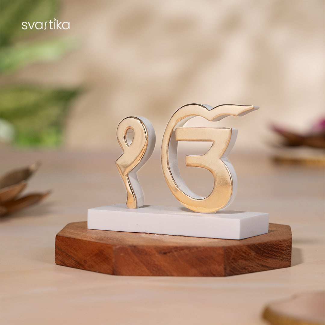 Ek Onkar for Car Dashboard - Gold Plated