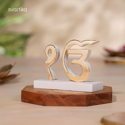 Ek Onkar for Car Dashboard - Gold Plated