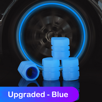 Essential for night travel: fluorescent tire caps