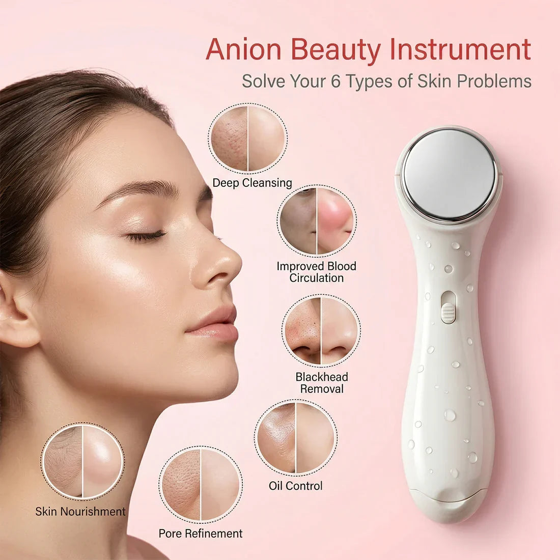Portable Electric Facial Massager – Skin Tightening & Relaxation