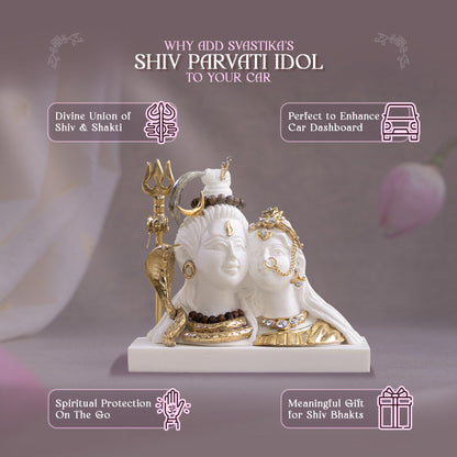 Shiv Parvati Murti in Eternal Togetherness