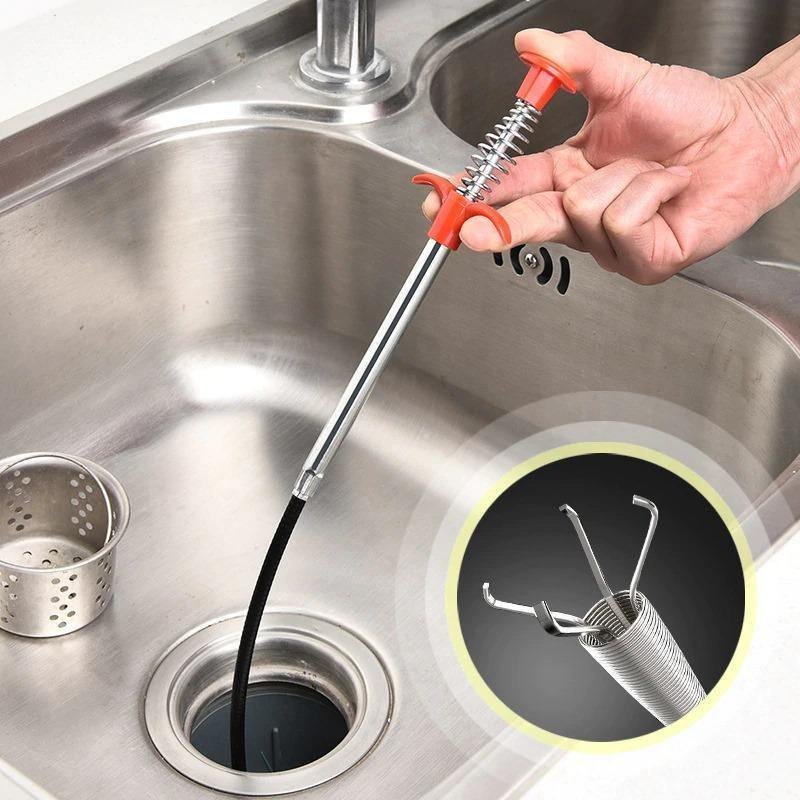 Drainage Block Remover Spring Pipe Cleaner Tool