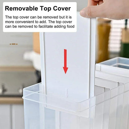 Easy Flow Cereal Dispenser – 3-In-1 Wall Mount Storage |