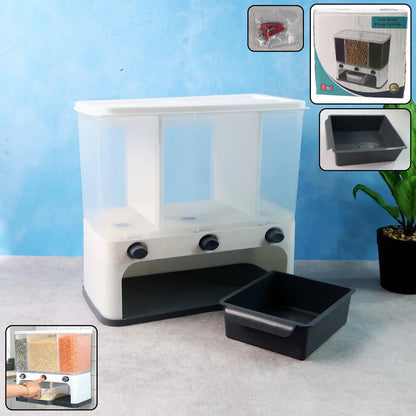 Easy Flow Cereal Dispenser – 3-In-1 Wall Mount Storage |