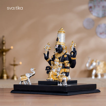 Gajalakshmi Tirupati Balaji Murti - Gold & Silver Plated