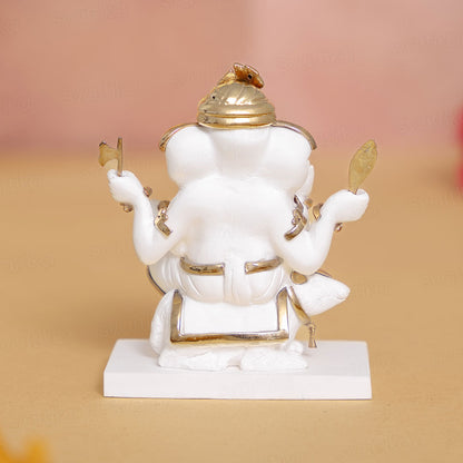 Seated Ganesh Idol on Mushak