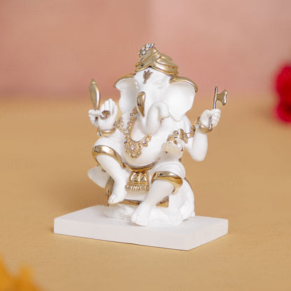 Seated Ganesh Idol on Mushak