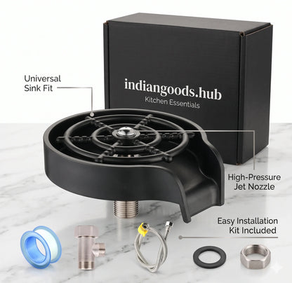 JetRinse™ – Automatic Cup Cleaner | High-Speed Water Jets | One-Tap Wash