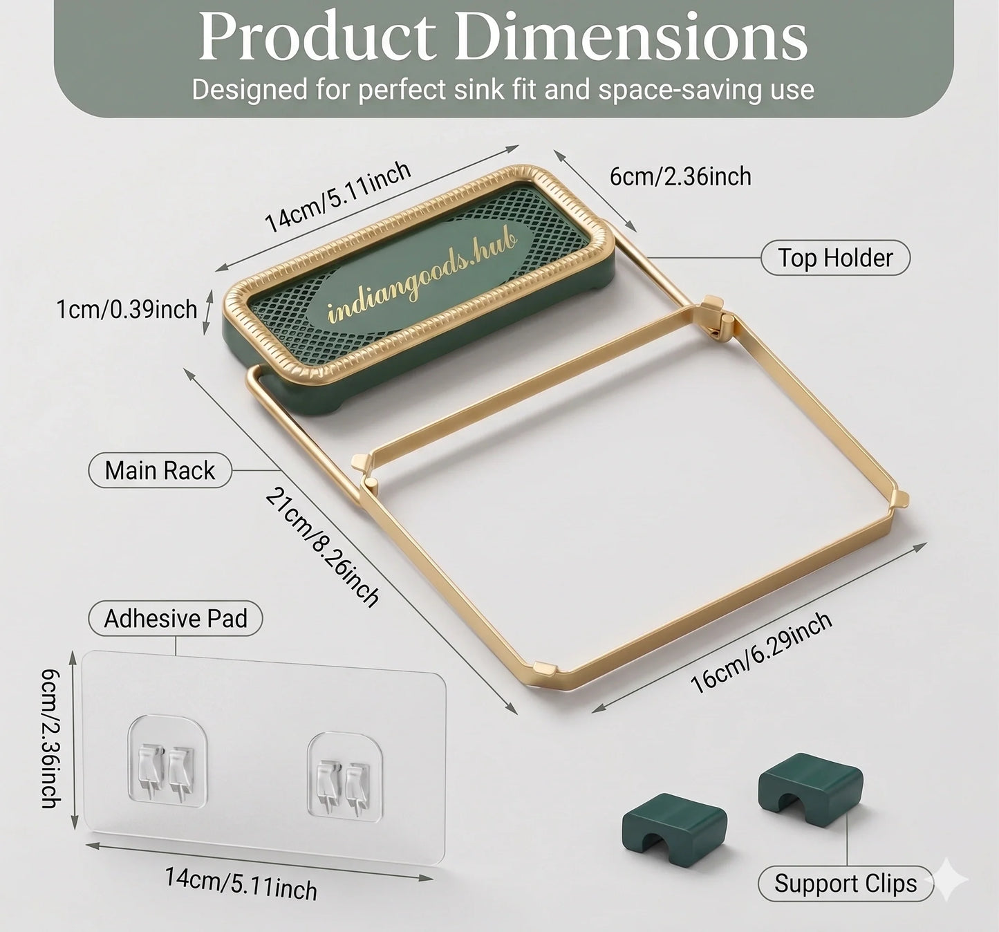 SinkStrainer™– Invisible Strainer Liners | Anti-Bacterial Rack | Elegant for Premium Sinks.