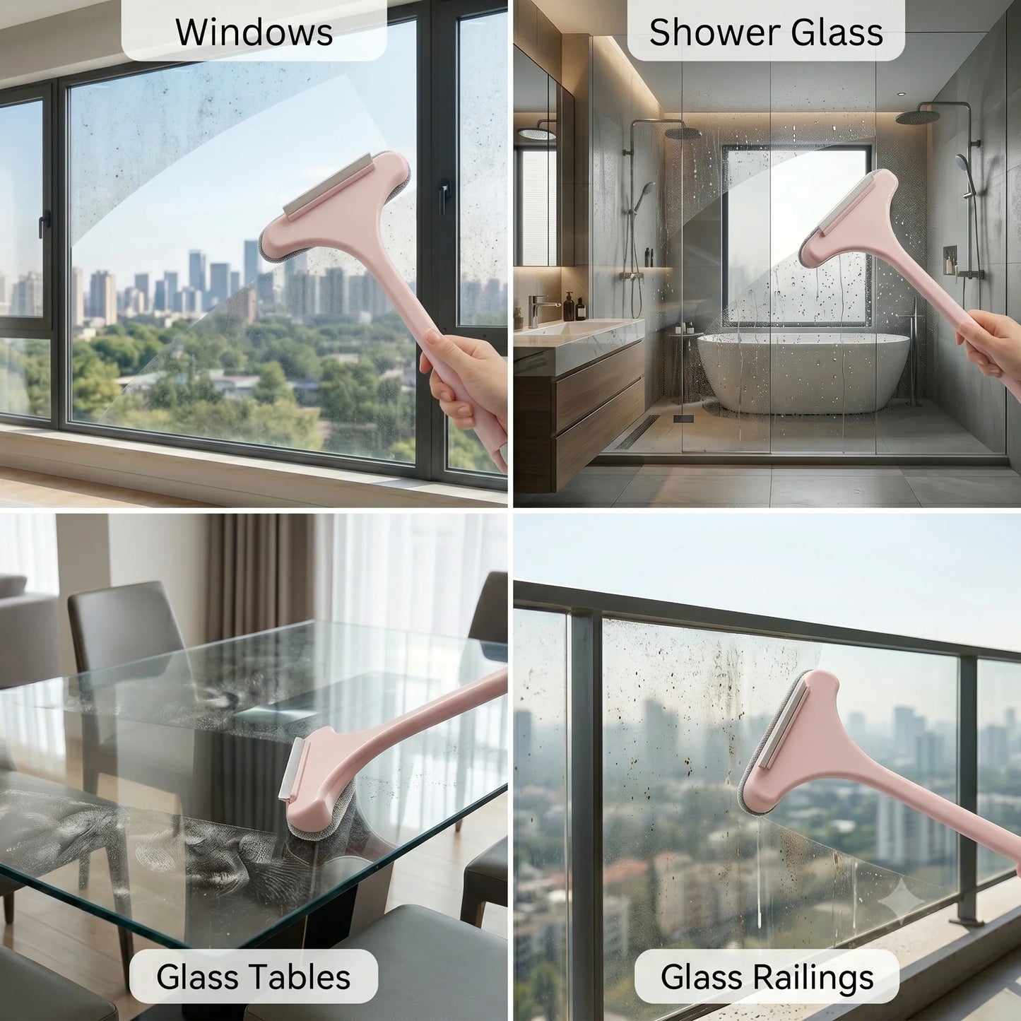 QuickScrub - Window Wiper | Quick Clean  | Multipurpose Cleaning