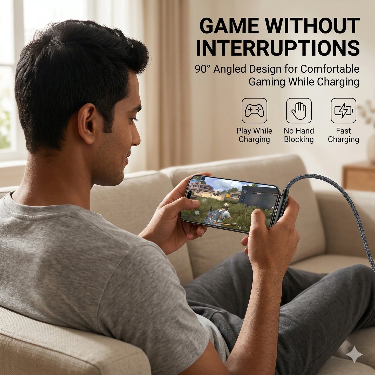 SnapVolt™ – Invisible Holder Cable | Magnetic Grip • Fast Charging | Drive & Charge Hands-Free