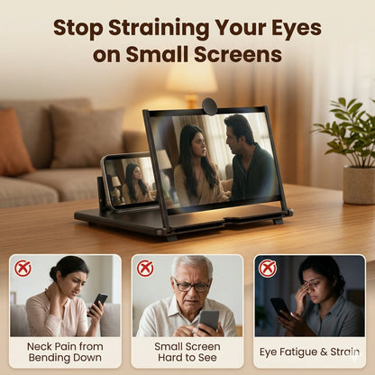 FoldView™ - Screen Magnifier | Phone Holder Screen Amplifier