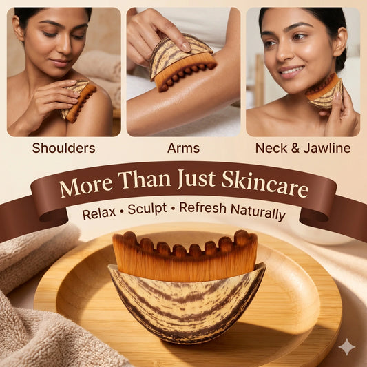 FaceSculpt™– Lymphatic Sculpting Brush | Depuffing & Facial Contouring | Jawline & Glow Enhancement