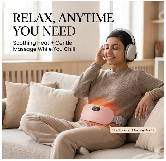 HeatingBelt™ – Smart Heating Belt | Heat + Massage Therapy | Period Pain Relief