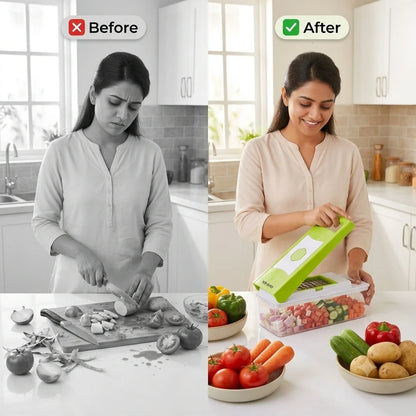 SmartChop - 15-in-1 Chopper |  Interchangeable | Multi-Blade | Mess-Free |