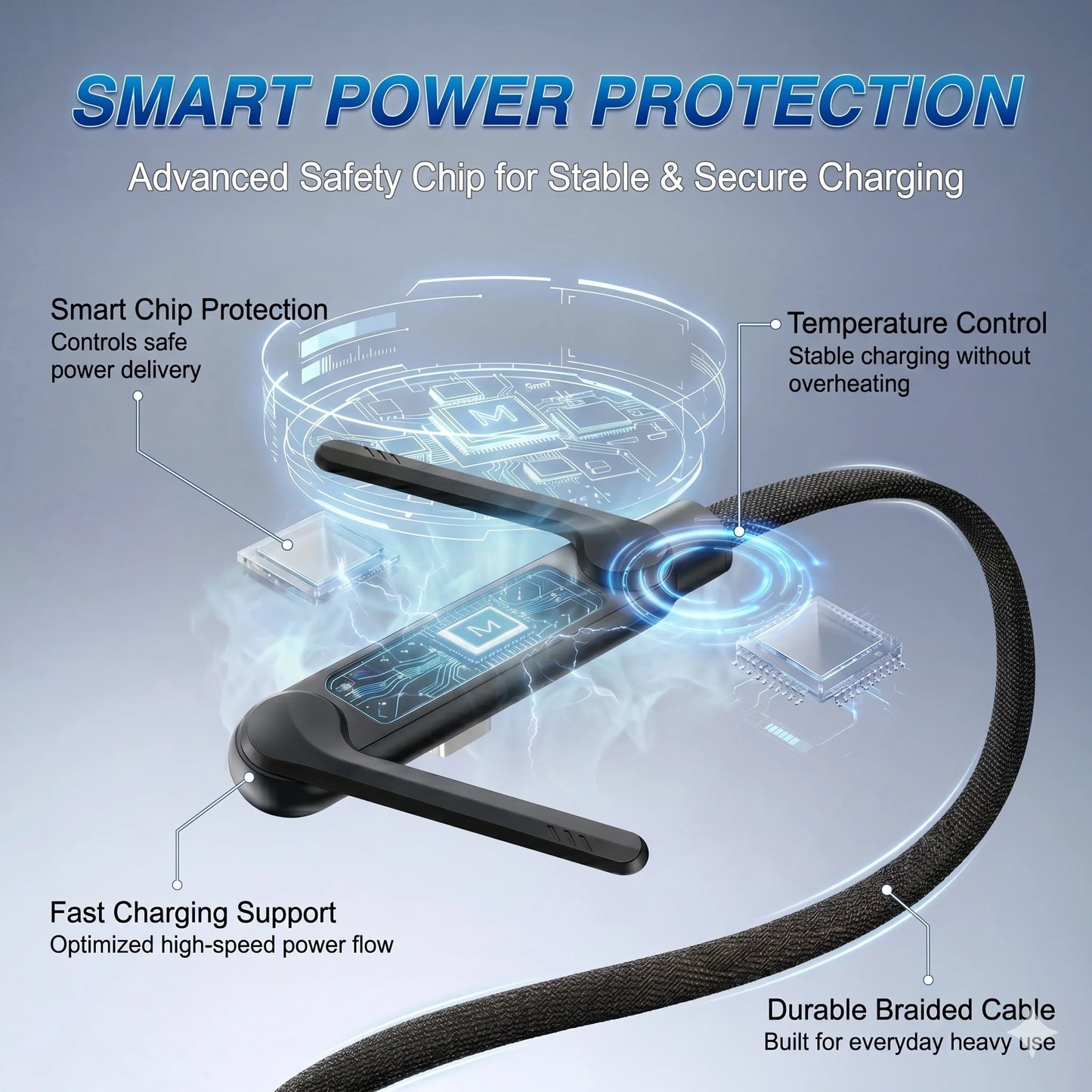 SnapVolt™ – Invisible Holder Cable | Magnetic Grip • Fast Charging | Drive & Charge Hands-Free