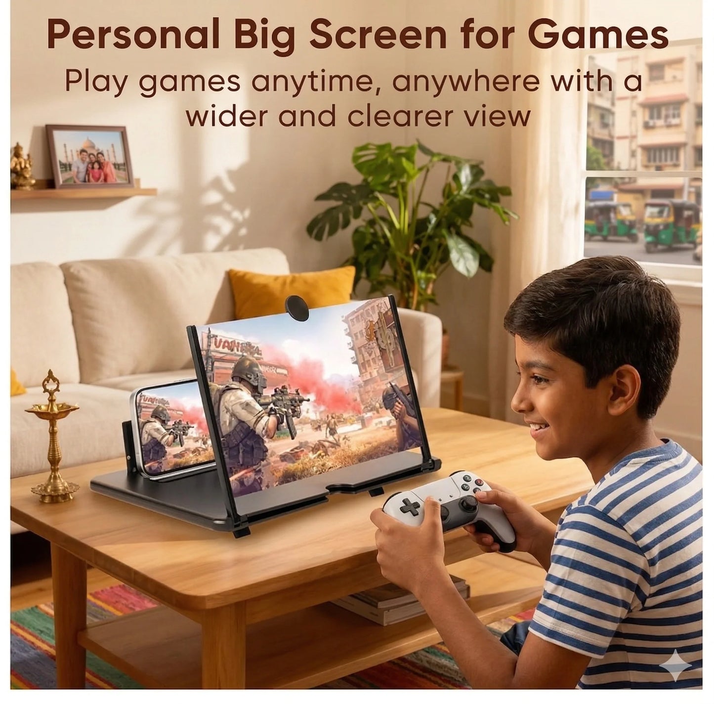 FoldView™ - Screen Magnifier | Phone Holder Screen Amplifier