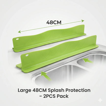 SplashShield™ – Sink Splash Guard | Flexible Silicone | Keeps Counters Dry & Clean