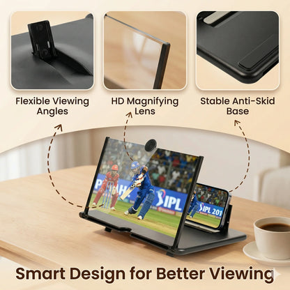 FoldView™ - Screen Magnifier | Phone Holder Screen Amplifier