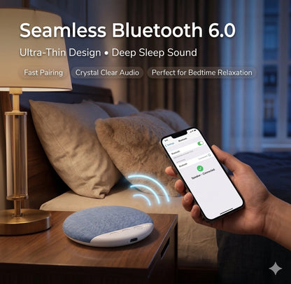 PillowTone™ – Under Pillow Speaker | Ultra-Thin Wireless | Private Night Listening