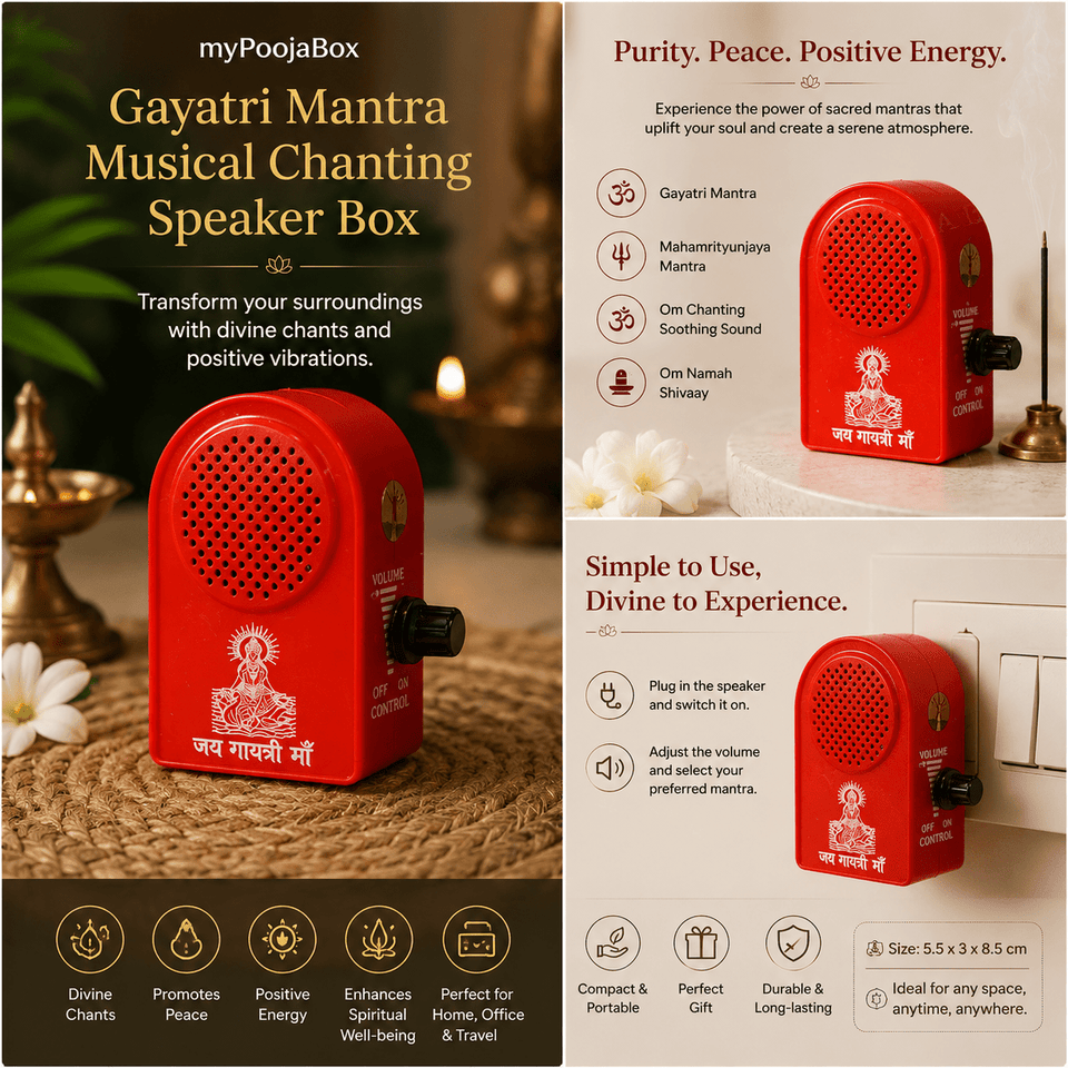 Gayatri Mantra Musical Chanting Speaker Box