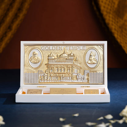 Svastika Golden Temple Pocket Temple - Gold Plated