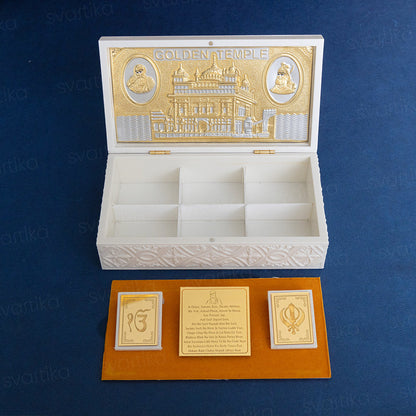 Svastika Golden Temple Pocket Temple - Gold Plated