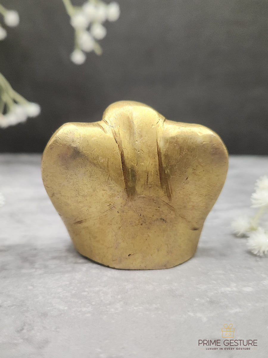 Good Luck Brass Ganesha Idol