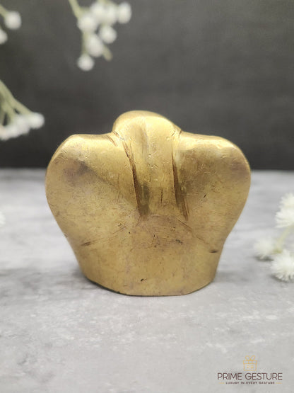 Good Luck Brass Ganesha Idol