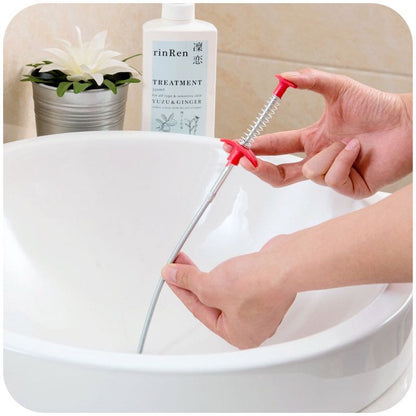 Drainage Block Remover Spring Pipe Cleaner Tool