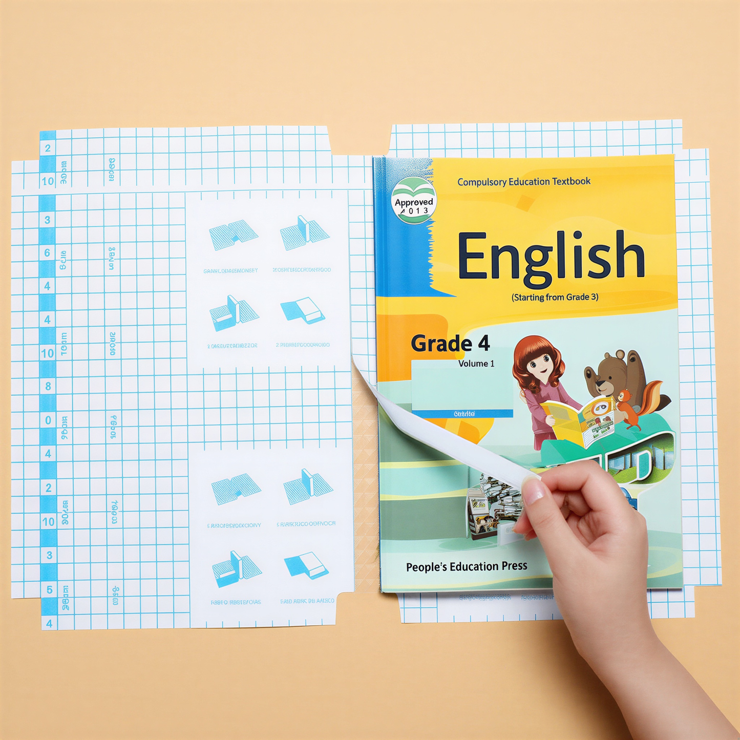 Transparent Book Cover