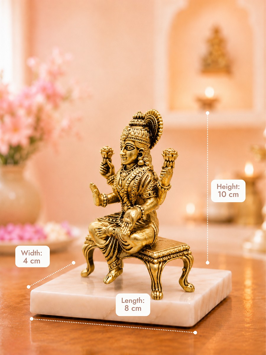 Brass Lakshmi Maa on Singhasan Idol