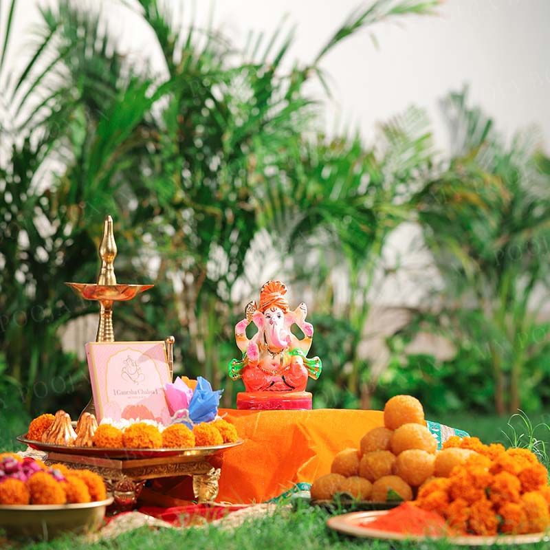 6INCH Manomay Eco-Friendly Ganpati | Plant-A-Ganesha