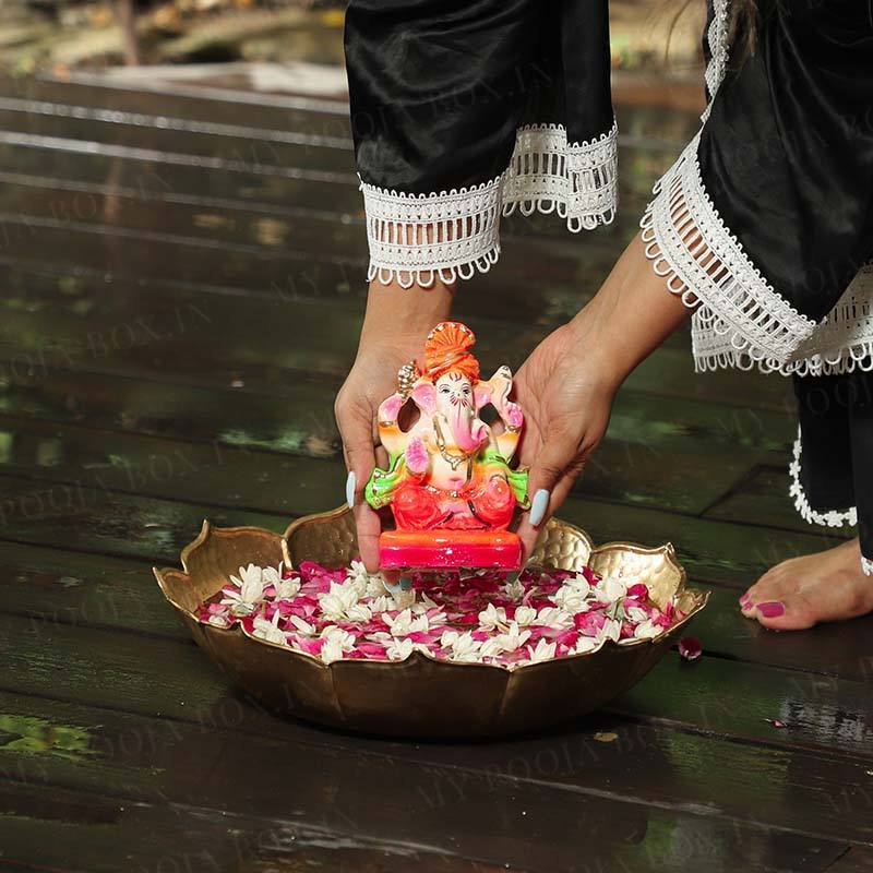 6INCH Manomay Eco-Friendly Ganpati | Plant-A-Ganesha