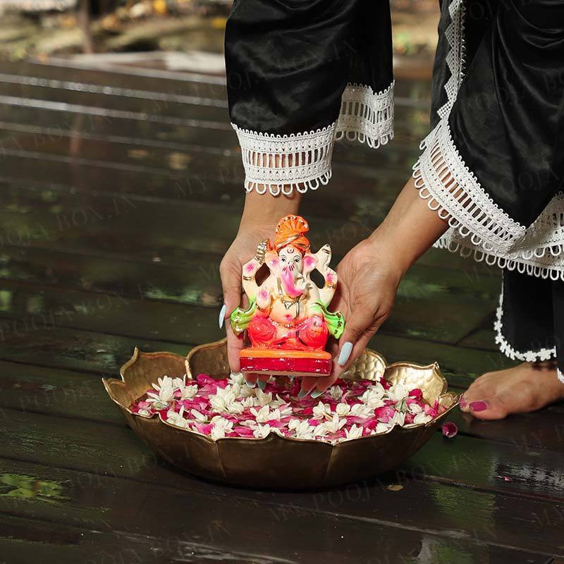 6INCH Manomay Eco-Friendly Ganpati | Plant-A-Ganesha