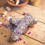 White Sage and Lavender Smudge Stick