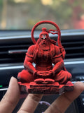 Pavan Sut Hanuman Ji — The Road Guardian | Seated Blessing Pose | Car Dashboard Idol